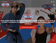 Tablet Screenshot of oakleighmartialarts.com